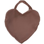 Mocha Mousse Hex Code #a47864 Giant Heart Shaped Tote