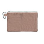 Mocha Mousse Hex Code #a47864 Canvas Cosmetic Bag (Medium)