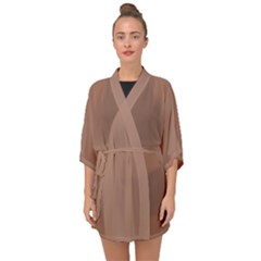 Half Sleeve Chiffon Kimono 