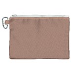 Mocha Mousse Hex Code #a47864 Canvas Cosmetic Bag (XL)