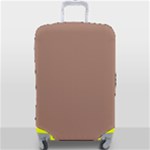 Mocha Mousse Hex Code #a47864 Luggage Cover (Large)