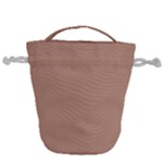 Mocha Mousse Hex Code #a47864 Drawstring Bucket Bag