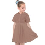 Mocha Mousse Hex Code #a47864 Kids  Sailor Dress