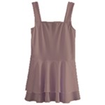 Mocha Mousse Hex Code #a47864 Kids  Layered Skirt Swimsuit