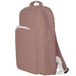 Mocha Mousse Hex Code #a47864 Double Compartment Backpack