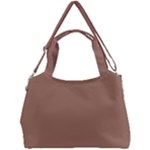 Mocha Mousse Hex Code #a47864 Double Compartment Shoulder Bag