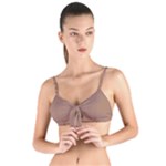 Mocha Mousse Hex Code #a47864 Tie Up Cut Bikini Top