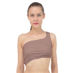 Mocha Mousse Hex Code #a47864 Spliced Up Bikini Top 