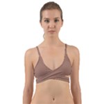 Mocha Mousse Hex Code #a47864 Wrap Around Bikini Top