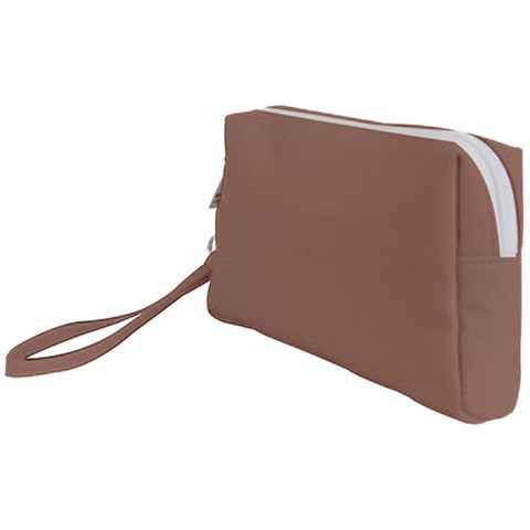 Mocha Mousse Hex Code #a47864 Wristlet Pouch Bag (Small) from ArtsNow.com