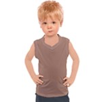 Mocha Mousse Hex Code #a47864 Kids  Sport Tank Top