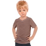 Mocha Mousse Hex Code #a47864 Kids  Sports T-Shirt