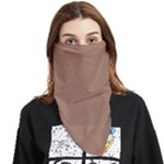 Mocha Mousse Hex Code #a47864 Face Covering Bandana (Triangle)
