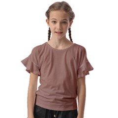 Kids  Cut Out Flutter Sleeves 
