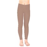 Mocha Mousse Hex Code #a47864 Kids  Classic Winter Leggings