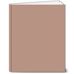 Mocha Mousse Hex Code #a47864 8  x 10  Softcover Notebook