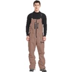 Mocha Mousse Hex Code #a47864 Men s Front Zip Ski And Snowboard Bib Pants