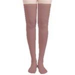 Mocha Mousse Hex Code #a47864 Thigh High Stockings