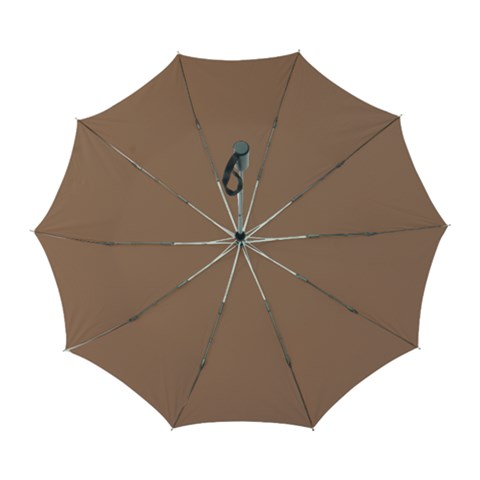 Mocha Mousse Hex Code #a47864 Automatic Folding Umbrella with Case (Large) from ArtsNow.com