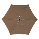 Mocha Mousse Hex Code #a47864 Automatic Folding Umbrella with Case (Small)
