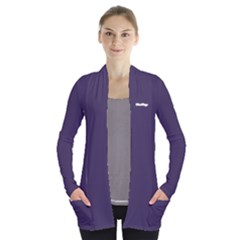 Open Front Pocket Cardigan 