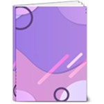 Colorful Labstract Wallpaper Theme 6  x 8  Hardcover Notebook