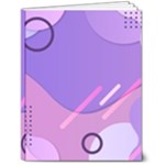 Colorful Labstract Wallpaper Theme 7  x 9  Softcover Notebook