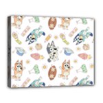 Bluey, Bluey merch, Bluey pattern, Bluey Bluey, bingo, Bluey design, bluey dog Canvas 14 x 11 (Stretched) Bluey, Bluey merch, Bluey pattern, Bluey Bluey, bingo, Bluey design, bluey dog Canvas 14 x 11 (Stretched)