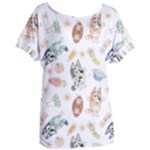 Bluey, Bluey merch, Bluey pattern, Bluey Bluey, bingo, Bluey design, bluey dog Women s Oversized T-Shirt Bluey, Bluey merch, Bluey pattern, Bluey Bluey, bingo, Bluey design, bluey dog Women s Oversized T-Shirt