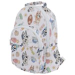 Bluey, Bluey merch, Bluey pattern, Bluey Bluey, bingo, Bluey design, bluey dog Rounded Multi Pocket Backpack Bluey, Bluey merch, Bluey pattern, Bluey Bluey, bingo, Bluey design, bluey dog Rounded Multi Pocket Backpack