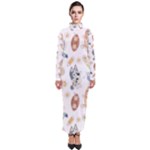 Bluey, Bluey merch, Bluey pattern, Bluey Bluey, bingo, Bluey design, bluey dog Turtleneck Maxi Dress Bluey, Bluey merch, Bluey pattern, Bluey Bluey, bingo, Bluey design, bluey dog Turtleneck Maxi Dress