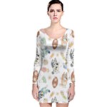 Bluey, Bluey merch, Bluey pattern, Bluey Bluey, bingo, Bluey design, bluey dog Long Sleeve Velvet Bodycon Dress Bluey, Bluey merch, Bluey pattern, Bluey Bluey, bingo, Bluey design, bluey dog Long Sleeve Velvet Bodycon Dress