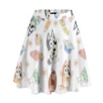 Bluey, Bluey merch, Bluey pattern, Bluey Bluey, bingo, Bluey design, bluey dog High Waist Skirt Bluey, Bluey merch, Bluey pattern, Bluey Bluey, bingo, Bluey design, bluey dog High Waist Skirt
