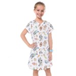 Bluey, Bluey merch, Bluey pattern, Bluey Bluey, bingo, Bluey design, bluey dog Kids Drop Waist Dress Bluey, Bluey merch, Bluey pattern, Bluey Bluey, bingo, Bluey design, bluey dog Kids Drop Waist Dress