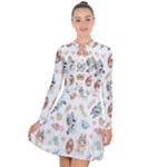 Bluey, Bluey merch, Bluey pattern, Bluey Bluey, bingo, Bluey design, bluey dog Long Sleeve Panel Dress Bluey, Bluey merch, Bluey pattern, Bluey Bluey, bingo, Bluey design, bluey dog Long Sleeve Panel Dress