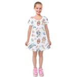 Bluey, Bluey merch, Bluey pattern, Bluey Bluey, bingo, Bluey design, bluey dog Kids Short Sleeve Velvet Dress Bluey, Bluey merch, Bluey pattern, Bluey Bluey, bingo, Bluey design, bluey dog Kids Short Sleeve Velvet Dress