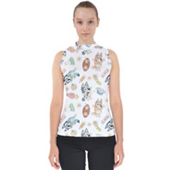 Mock Neck Shell Top 