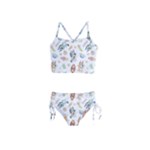 Bluey, Bluey merch, Bluey pattern, Bluey Bluey, bingo, Bluey design, bluey dog Girls Tankini Swimsuit Bluey, Bluey merch, Bluey pattern, Bluey Bluey, bingo, Bluey design, bluey dog Girls Tankini Swimsuit