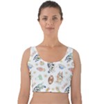 Bluey, Bluey merch, Bluey pattern, Bluey Bluey, bingo, Bluey design, bluey dog Velvet Crop Top Bluey, Bluey merch, Bluey pattern, Bluey Bluey, bingo, Bluey design, bluey dog Velvet Crop Top