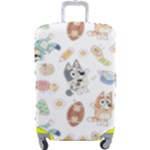 Bluey, Bluey merch, Bluey pattern, Bluey Bluey, bingo, Bluey design, bluey dog Luggage Cover (Large) Bluey, Bluey merch, Bluey pattern, Bluey Bluey, bingo, Bluey design, bluey dog Luggage Cover (Large)