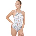 Bluey, Bluey merch, Bluey pattern, Bluey Bluey, bingo, Bluey design, bluey dog High Neck One Piece Swimsuit Bluey, Bluey merch, Bluey pattern, Bluey Bluey, bingo, Bluey design, bluey dog High Neck One Piece Swimsuit
