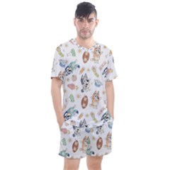 Men s Mesh T-Shirt and Shorts Set 