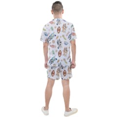 Men s Mesh T-Shirt and Shorts Set 