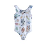 Bluey, Bluey merch, Bluey pattern, Bluey Bluey, bingo, Bluey design, bluey dog Kids Frill Swimsuit Bluey, Bluey merch, Bluey pattern, Bluey Bluey, bingo, Bluey design, bluey dog Kids Frill Swimsuit
