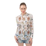 Bluey, Bluey merch, Bluey pattern, Bluey Bluey, bingo, Bluey design, bluey dog Long Sleeve Chiffon Shirt Bluey, Bluey merch, Bluey pattern, Bluey Bluey, bingo, Bluey design, bluey dog Long Sleeve Chiffon Shirt