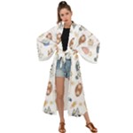 Bluey, Bluey merch, Bluey pattern, Bluey Bluey, bingo, Bluey design, bluey dog Maxi Kimono Bluey, Bluey merch, Bluey pattern, Bluey Bluey, bingo, Bluey design, bluey dog Maxi Kimono