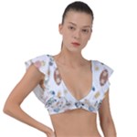 Bluey, Bluey merch, Bluey pattern, Bluey Bluey, bingo, Bluey design, bluey dog Plunge Frill Sleeve Bikini Top Bluey, Bluey merch, Bluey pattern, Bluey Bluey, bingo, Bluey design, bluey dog Plunge Frill Sleeve Bikini Top