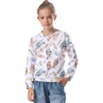 Bluey, Bluey merch, Bluey pattern, Bluey Bluey, bingo, Bluey design, bluey dog Kids Long Sleeve T-Shirt with Frill Bluey, Bluey merch, Bluey pattern, Bluey Bluey, bingo, Bluey design, bluey dog Kids Long Sleeve T-Shirt with Frill