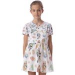 Bluey, Bluey merch, Bluey pattern, Bluey Bluey, bingo, Bluey design, bluey dog Kids Short Sleeve Pinafore Style Dress Bluey, Bluey merch, Bluey pattern, Bluey Bluey, bingo, Bluey design, bluey dog Kids Short Sleeve Pinafore Style Dress