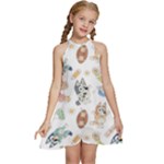 Bluey, Bluey merch, Bluey pattern, Bluey Bluey, bingo, Bluey design, bluey dog Kids Halter Collar Waist Tie Chiffon Dress Bluey, Bluey merch, Bluey pattern, Bluey Bluey, bingo, Bluey design, bluey dog Kids Halter Collar Waist Tie Chiffon Dress